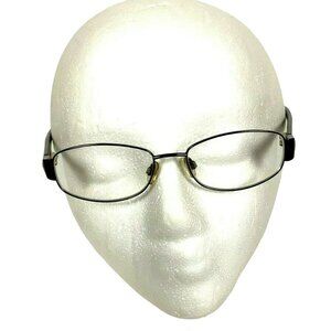 Sophia Loren Womens Eyeglasses M178 Zyloware Brown Metal Frame 54-17-135